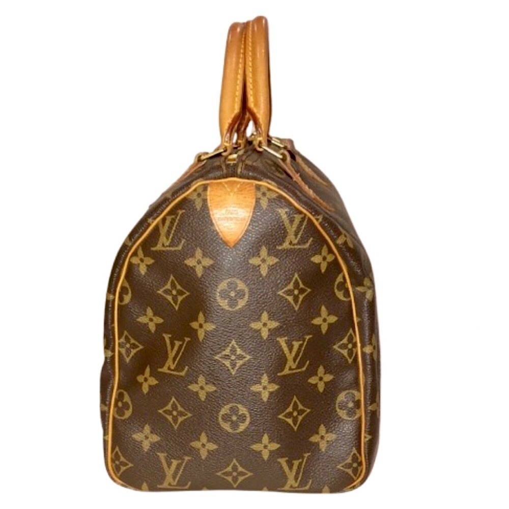 Vintage LOUIS VUITTON Speedy 30 Top Handle Monogram Travel Boston Tote Bag - Picture 6 of 17